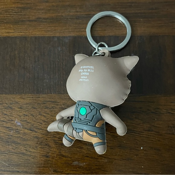 MONOGRAM MARVEL SERIES 1 FIGURAL KEYRING ROCKET RACOON - Picture 2 of 4